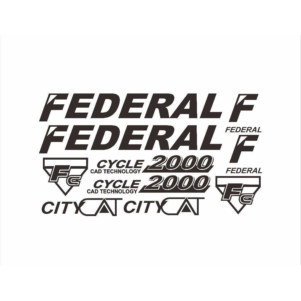 cutting stiker speda federal city cat