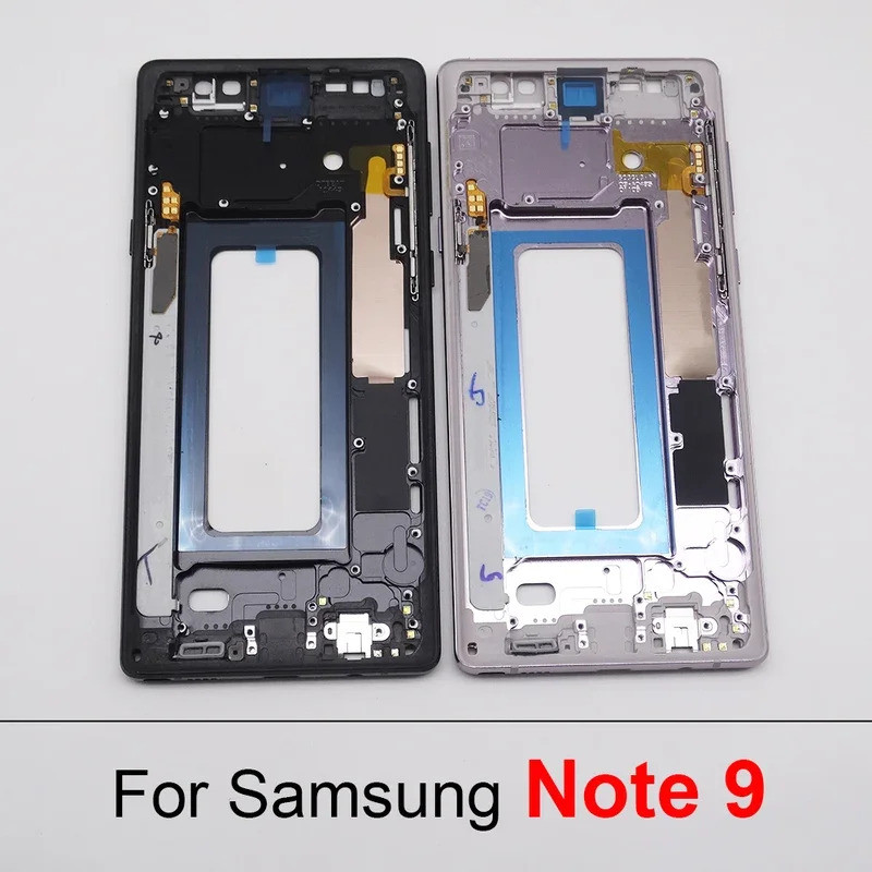 For Samsung Galaxy Note 9 Middle Frame Bezel Housing Mid Plate assis Cover With Side Button