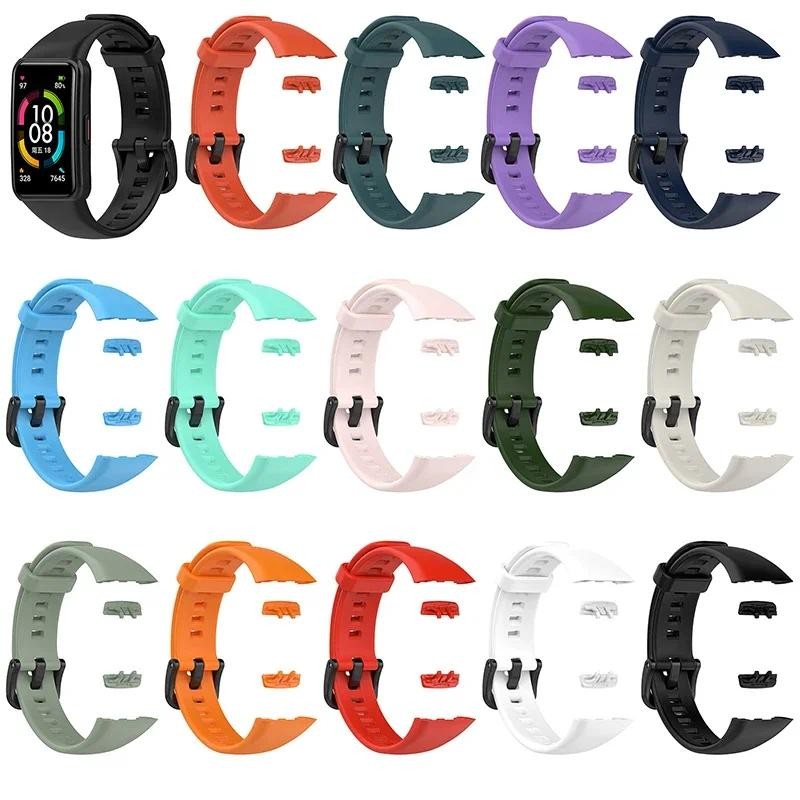 Replacement Sports Strap For Huawei Band 6 Strap Soft Silicone Wat- Strap For Honor Band 6 Huawei Ba