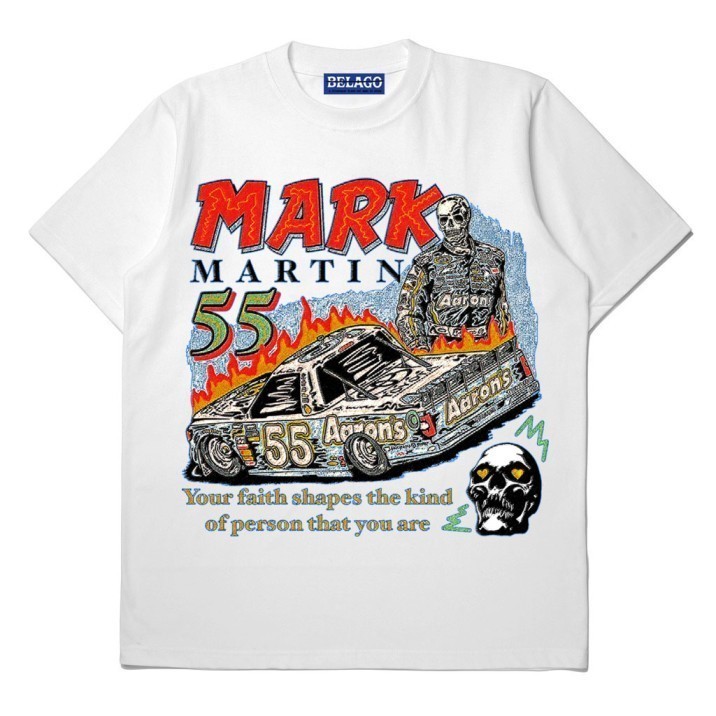 T-shirt Nascar 55 Mark Martin VIntage Tees