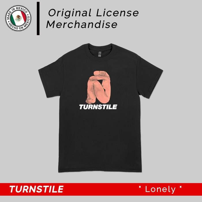 (COD) T shirt Kaos Band Music Hardcore PunkRock Original Official Turnstile - S