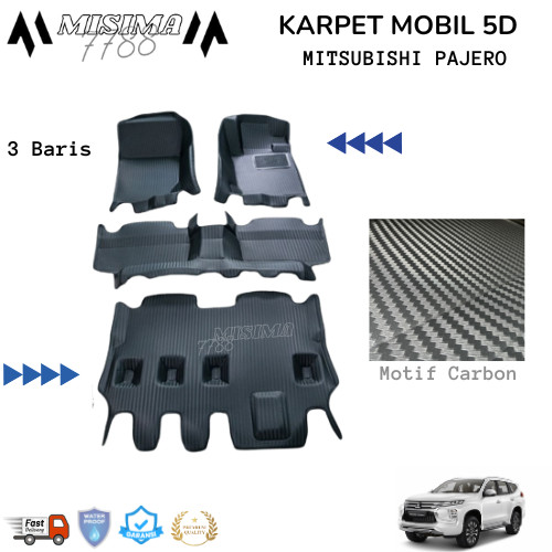 Karpet mobil 5d Mitsubishi Pajero