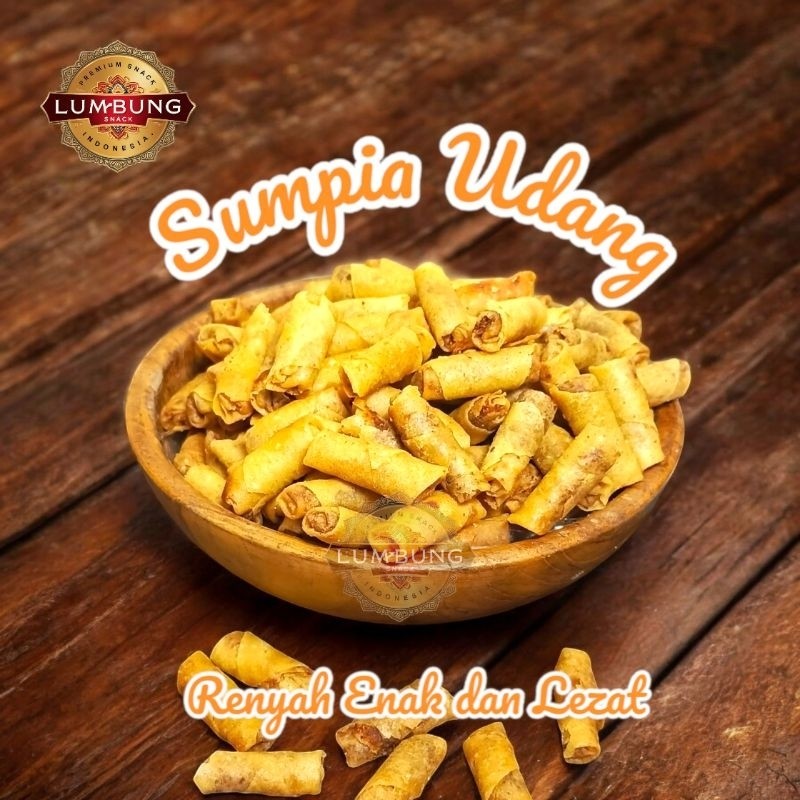 Camilan Snack Sumpia Udang 200g Gurih enak dan Lezat