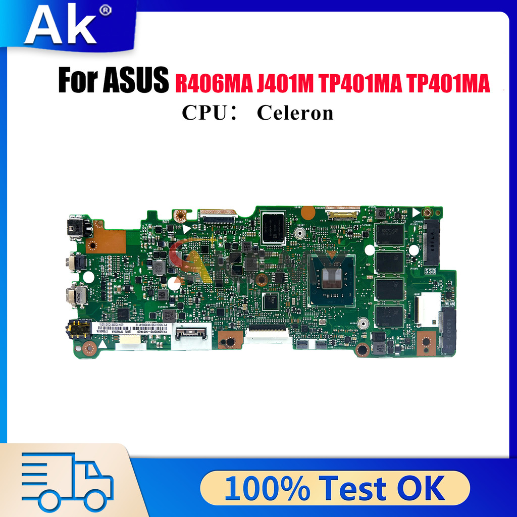TP401MA Laptop Motherboard For ASUS VivoBook Flip TP401MAS J401MA TP401MAR TP401MA R406MA TP401M Mai