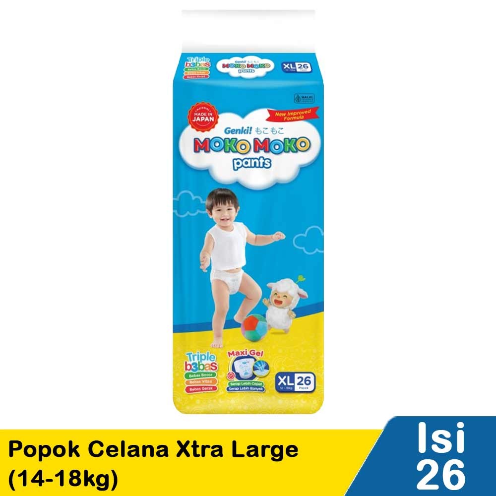 GENKI MOKO MOKO PANTS 28/26'S  EXTRALARGE