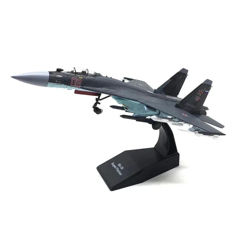 1/100 Scale ecast Metal Alloy Russia Fulcrum Flanker SU 35 Su-35 SU35 Aircraft Airplane Fighter Mode