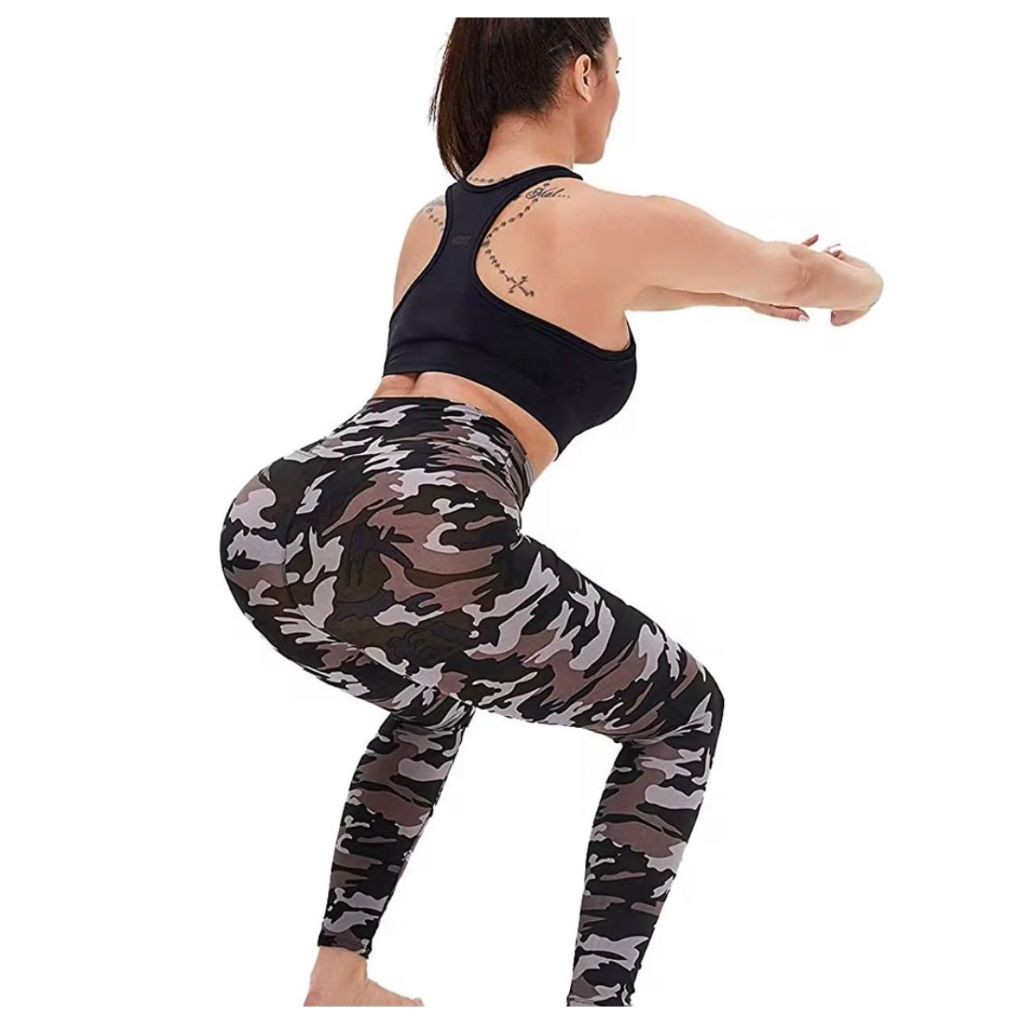 Celana senam wanita Army Joger panjang Kaki Los