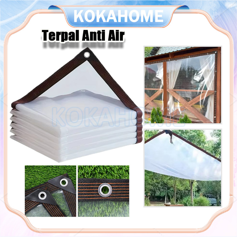 Terpal Plastik Bening/Plastik UV Green House Terpal Anti Air/Terpal Anti Air Untuk Tanaman Teras Mob