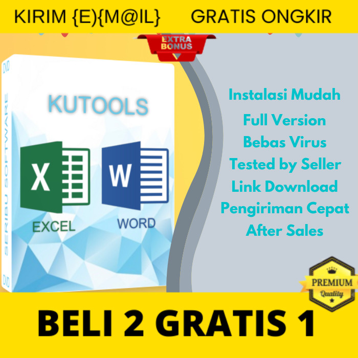 Kutools for ᴇxcᴇl + Kutools for Word (Updᴀtᴇ Tᴇrbᴀru)