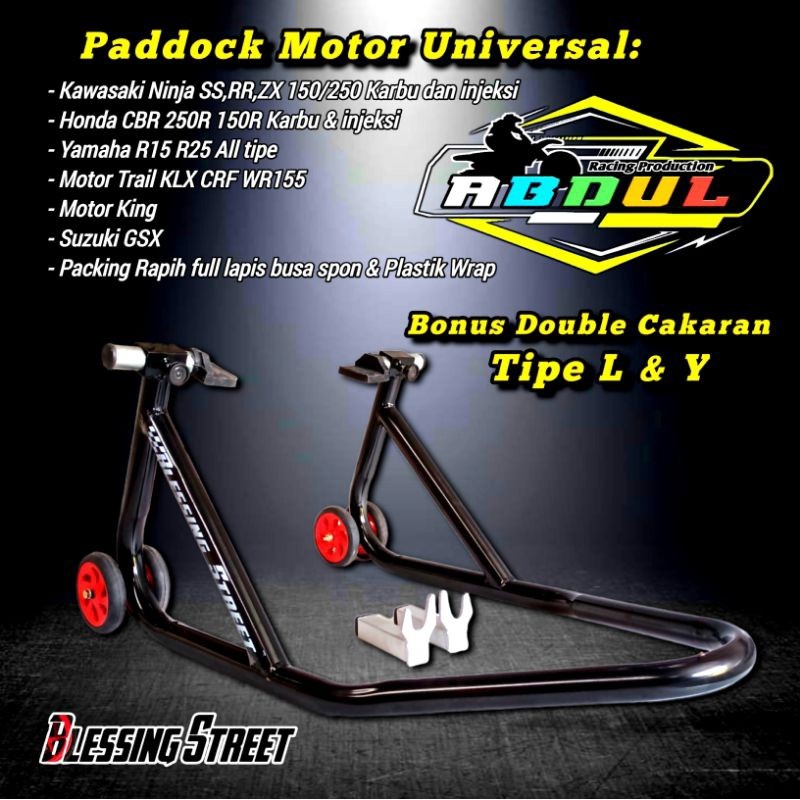 karrinustore - Paddock Motor/Standar Paddock Motor/Paddock Motor Ninja,CBR,Yamaha R15,R25,Suzuki GSX