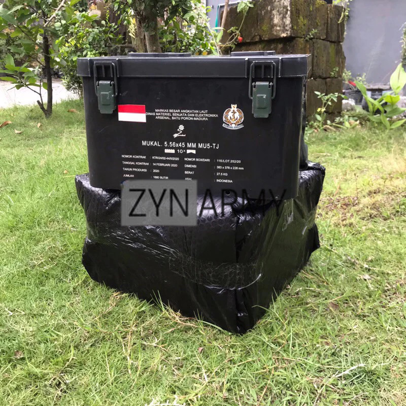 Kotak Pindad Amunisi Bekas • Kotak Serbaguna • Box Penyimpanan • Kotak/Box Bekas Tempat Peluru