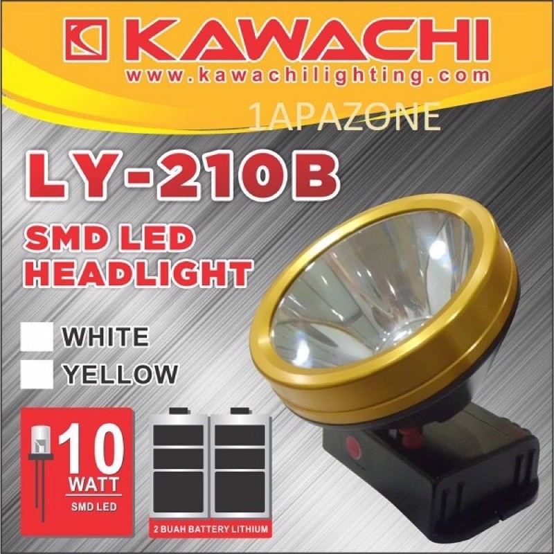Senter Kepala kawachi 10 Watt LY - 210B
