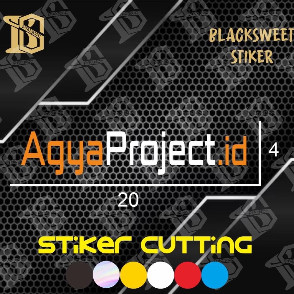 Stiker cutting agya project id | stiker mobil agya | stiker