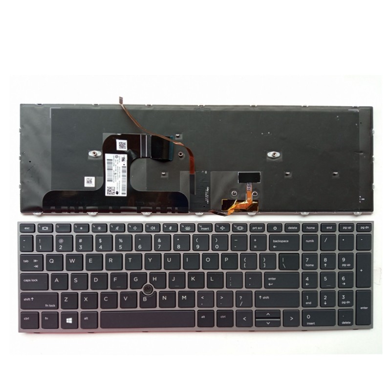 BR/LASP/US English Keyboard for HP ZBook Fury 15 G7 /ZBook Fury 15 G8 With Backlit