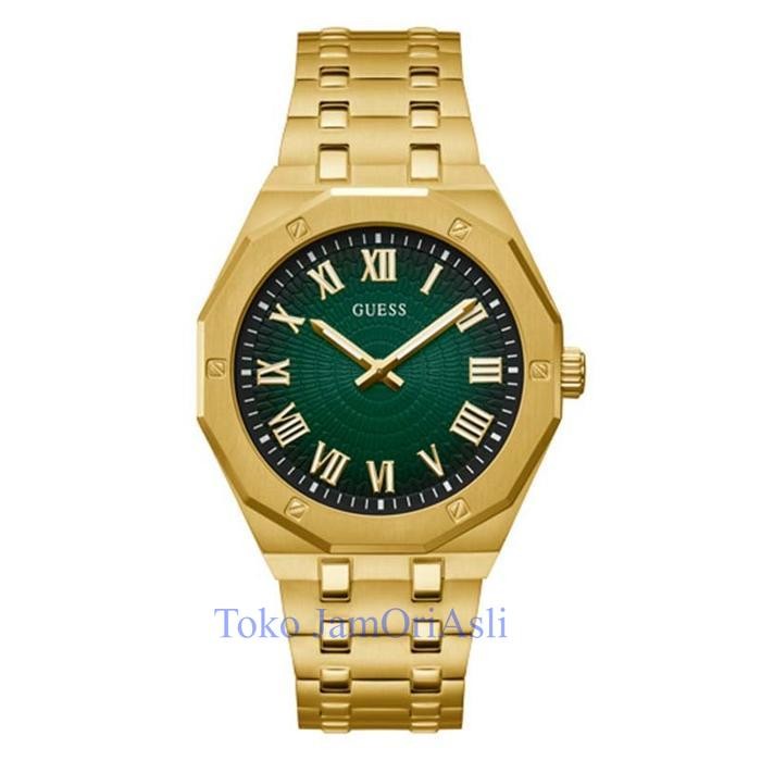 Promo Original GUESS GW0575G2 ASSET Jam Tangan Pria  Gold Garansi Resmi 1 Tahun