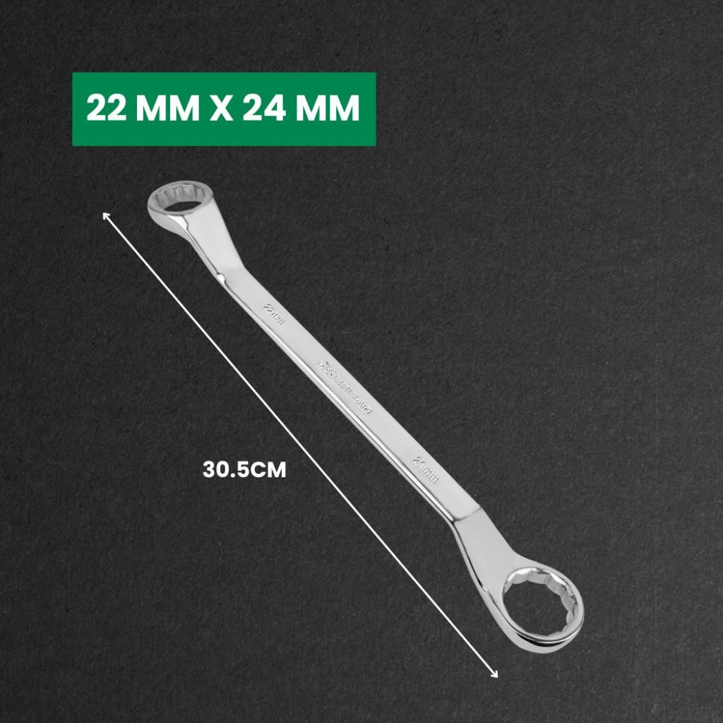 FEIBAO Kunci 24 Ring Pas 22 MM x 24 MM Panjang 30.5CM Alat untuk Proyek dan Reparasi/F13-0065N22X24