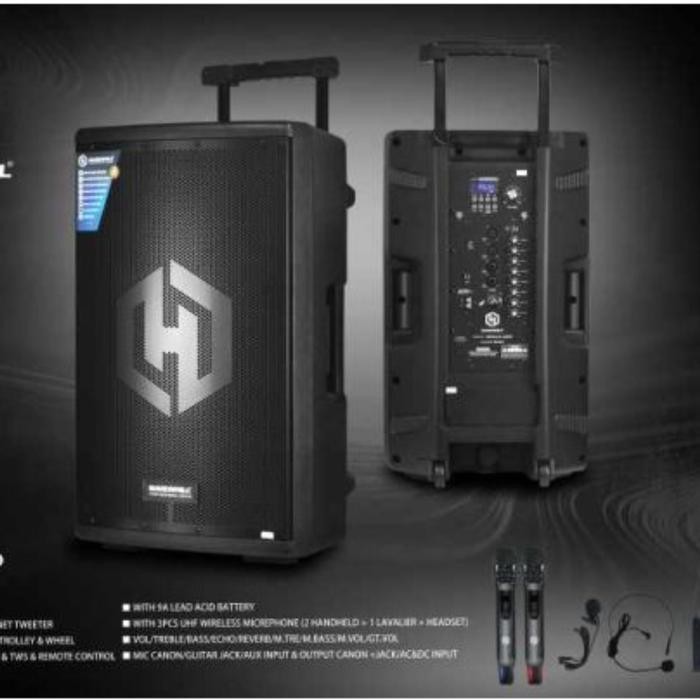Speaker Portable meeting Hardwell Emerald 15 Pro