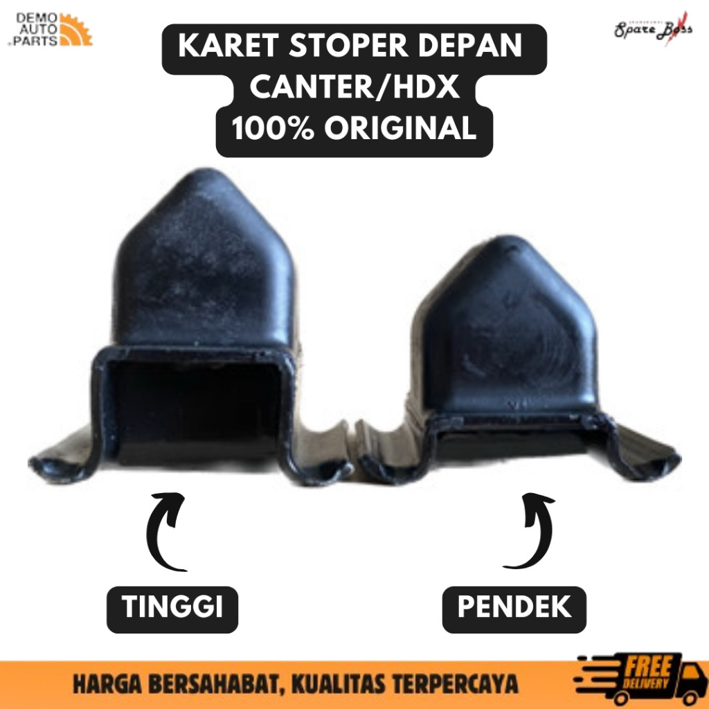 KARET STOPER DEPAN CANTER ORI KTB PANJANG / PENDEK BANTALAN PIR CATER HDX PS125 TURBO 100% ORISINIL 