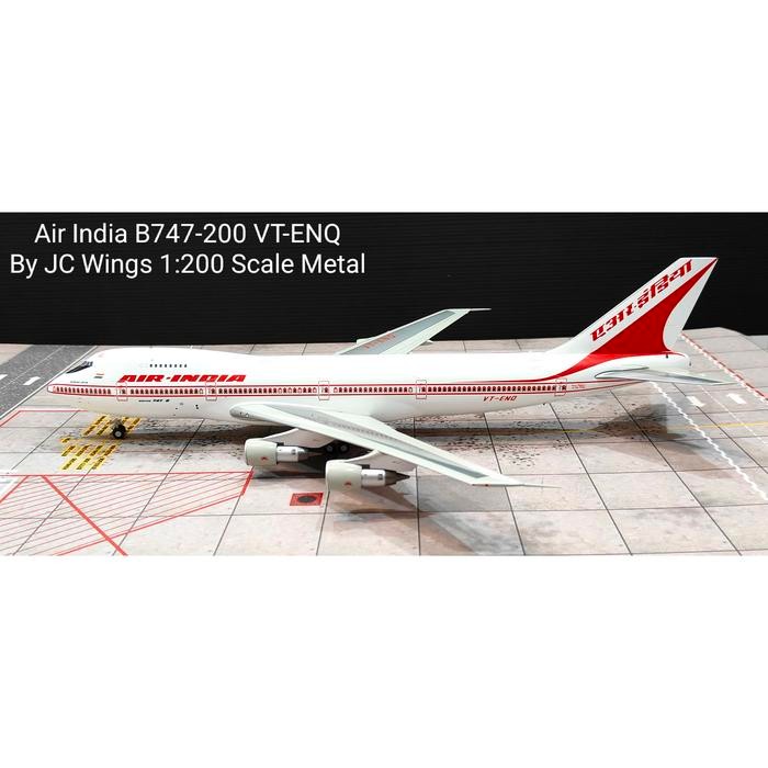 Air India B747-200 VT-ENQ By JC Wings 1:200 Scale Metal TKsb99