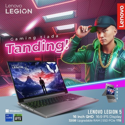 LENOVO LEGION 5 16 I9 14900HX RTX4060 8GB/ 32GB 1TB W11 16.0QHD IPS