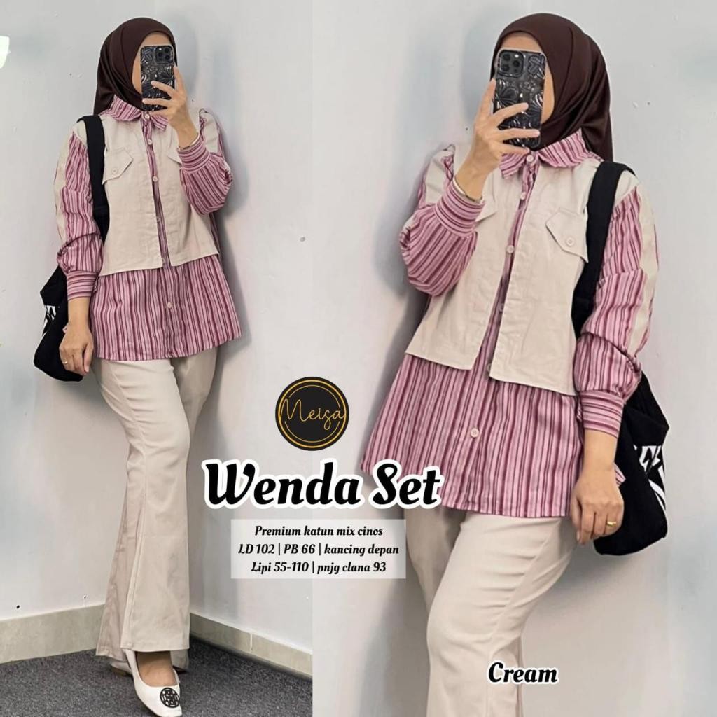 Fashion Wanita HQ WENDA SET  From MeiSa