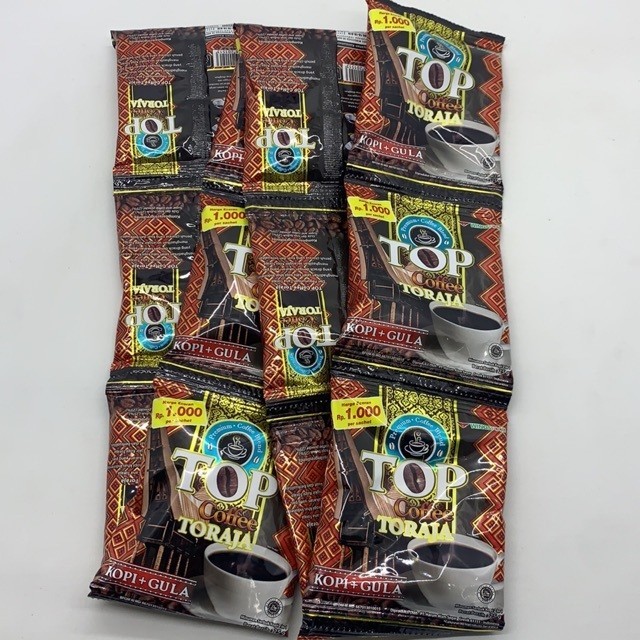SAG Kopi Top Coffee  Avocado Susu Gula Aren Toraja Susu 3in1 SKM Gula Aren Top Coffee Renceng/Sachet