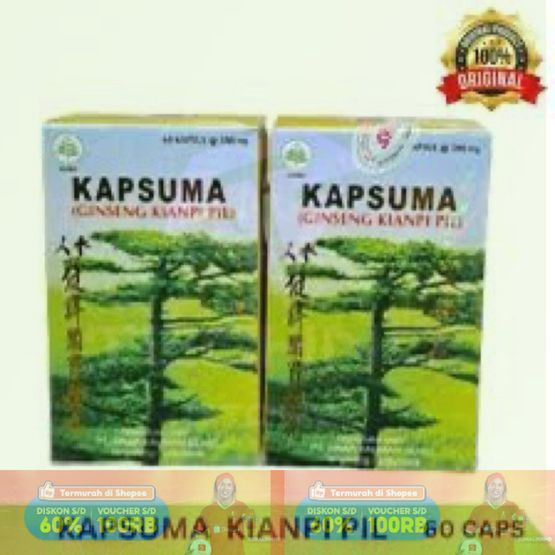 GINSENG PREMIUM Kianpi-161-  PIL PENGGEMUK BADAN BPOM ORIGINAL
