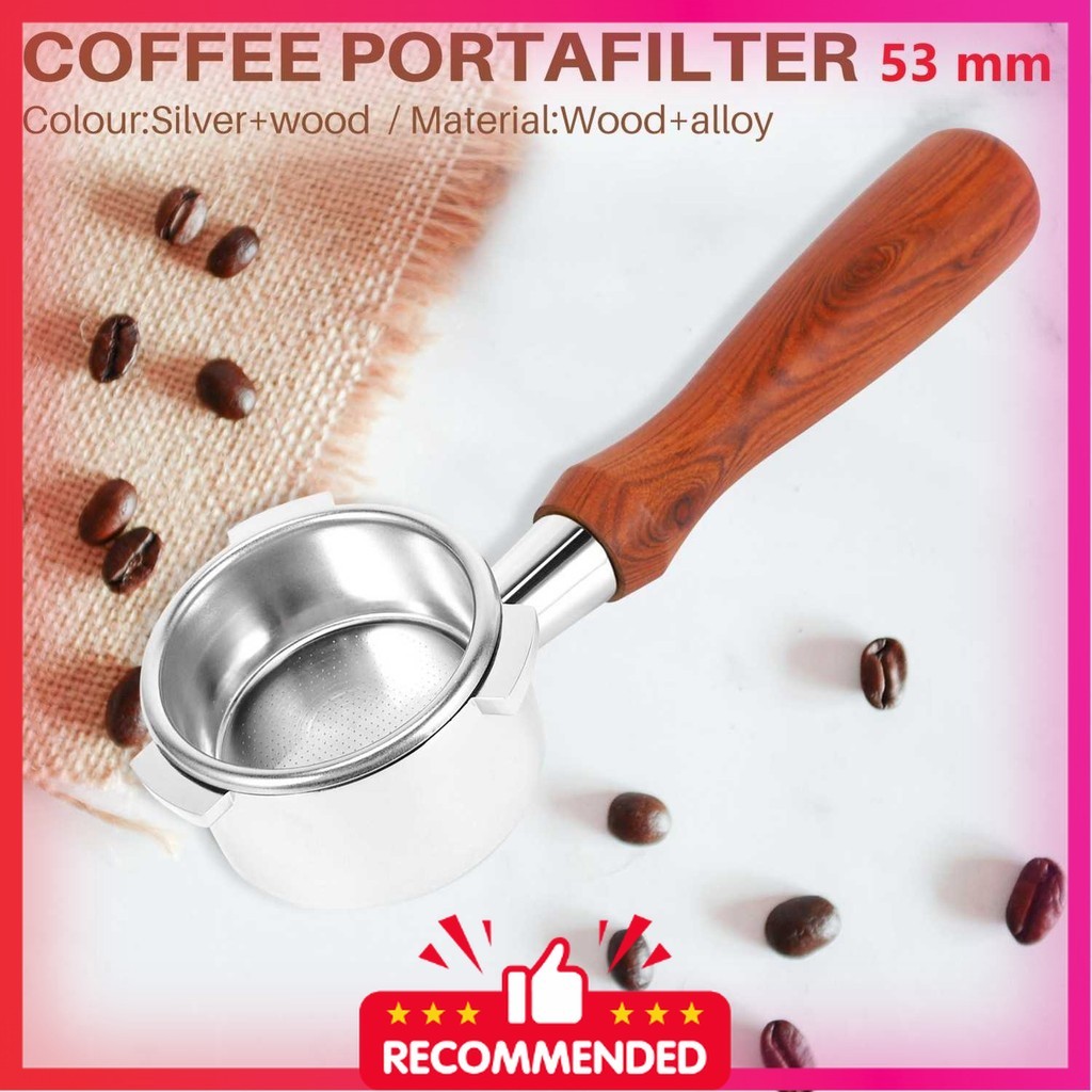 iCafilas Bottomless Naked Portafilter Delonghi Stainless Steel 53mm - NP52