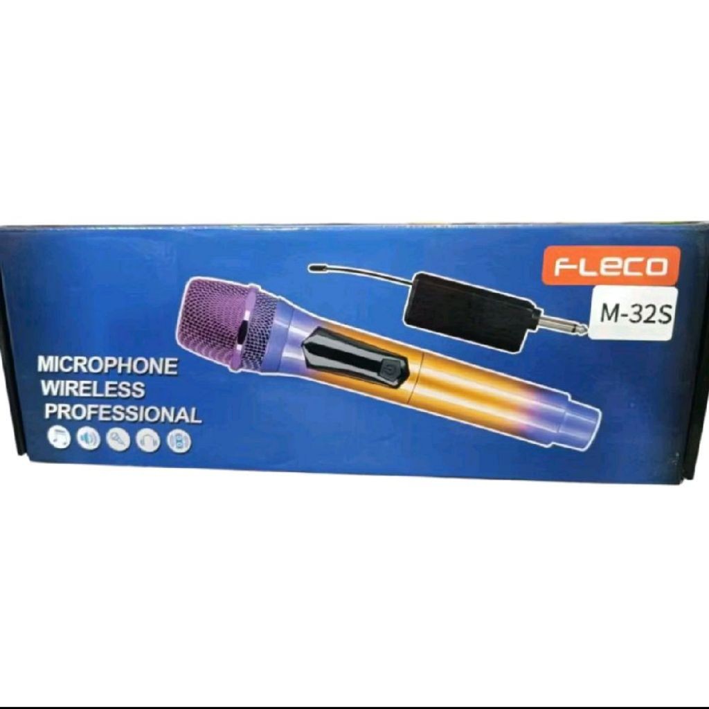 BEST SELLER Mic wireless FLECO single mic M-32S/Microphone Fleco wireless 1MIC M-32S