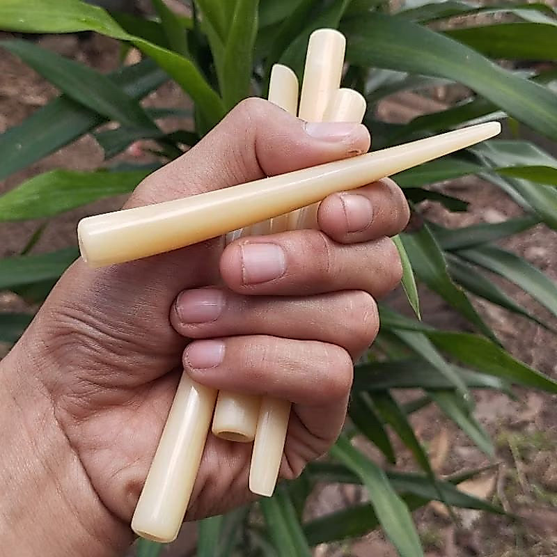 ONCE PIPA TULANG SAPI ASLI MODEL BULAT PANJANG SEDANG