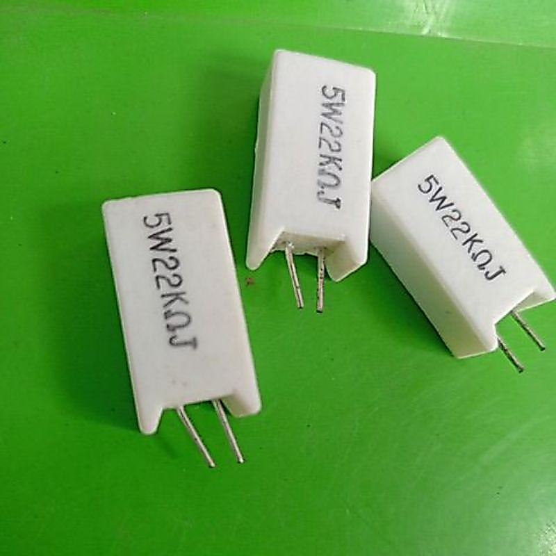 resistor kapur 22k 5watt nobel