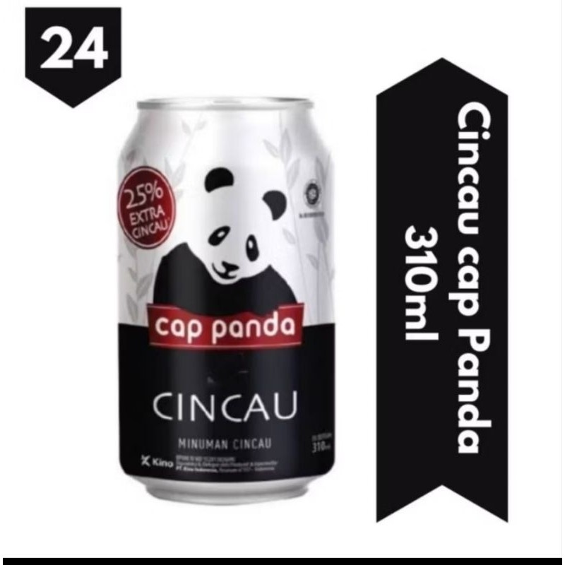 Minuman Cincau Kaleng Cap Panda 1 Dus Isi 24 Kaleng @310 Ml