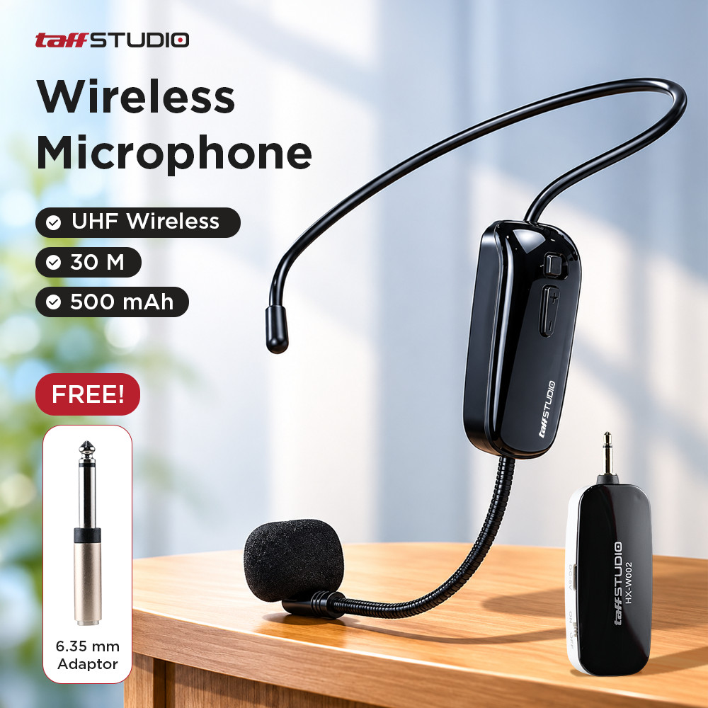 Wireless Microphone UHF Call Center with Transmitter - HX-W002