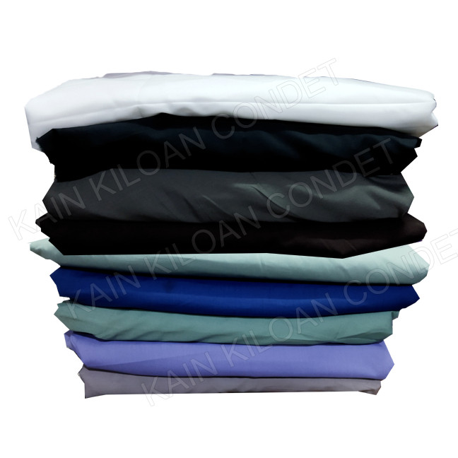 1KG TOYOBO POLOS WARNA WARNI Jual Kain Katun Polos Kiloan Variasi Warna Lebar 150 cm