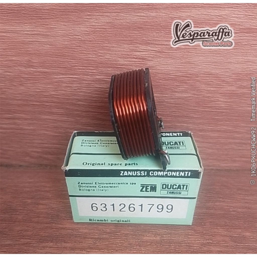Spul S original Ducati zem Italy untuk stoplamp vespa PX exclusive Excel spartan strada npx t5 corsa