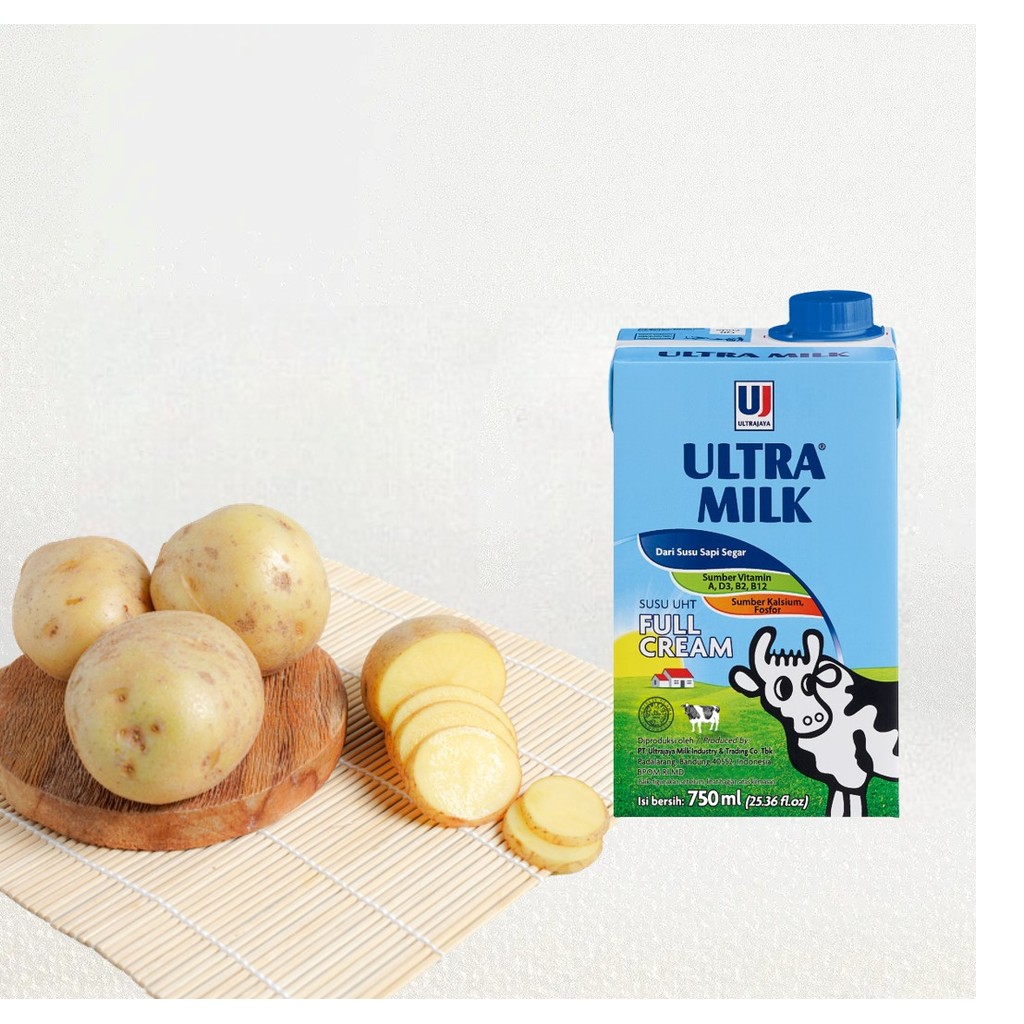 Bundle Kentang Dieng 500gr & Ultra Susu UHT Full Cream 750ml 1 pack