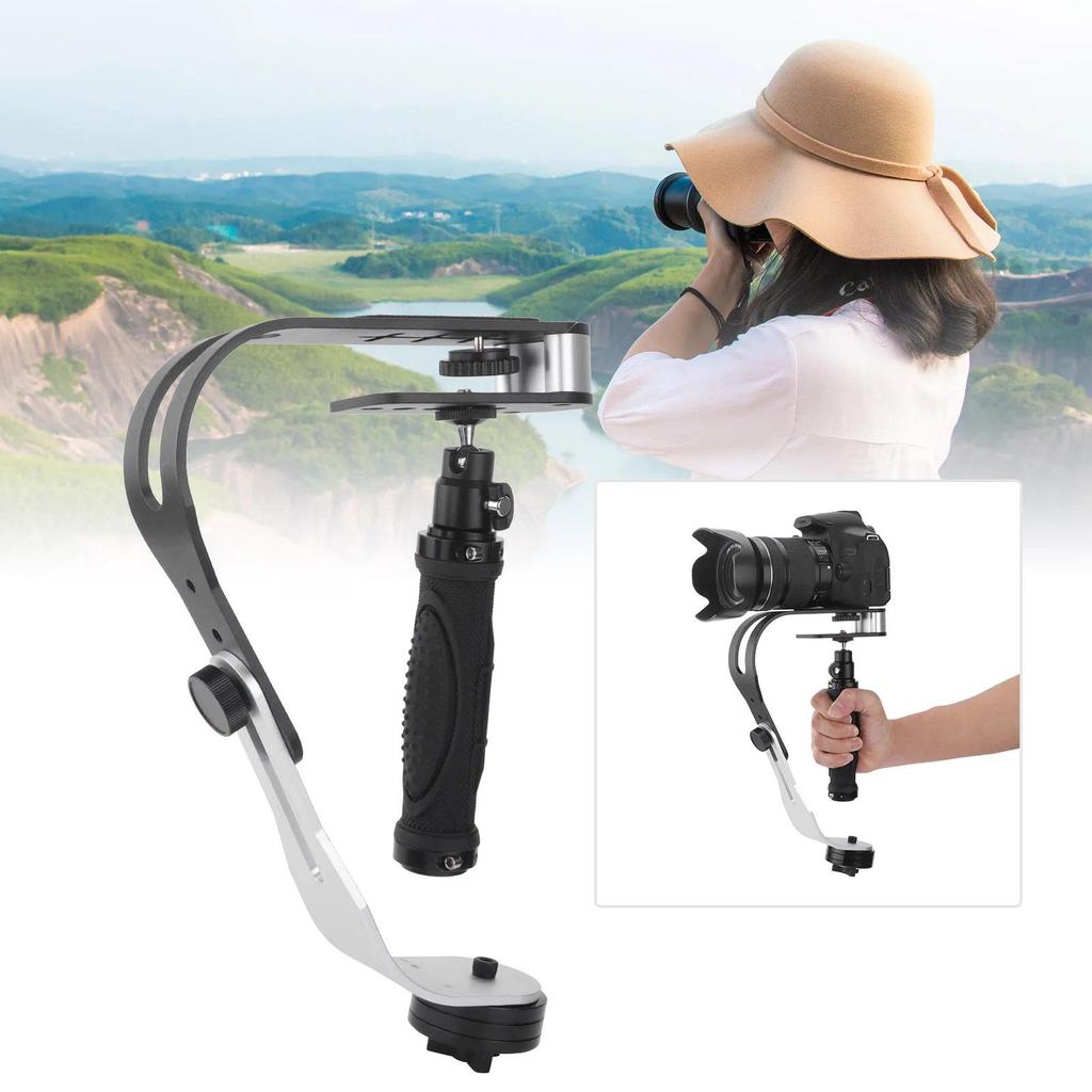 Camera Stabilizer Handheld Video DSLR Camera Stabilizer Aluminum Alloy Bow Shape Stabilizer with Han