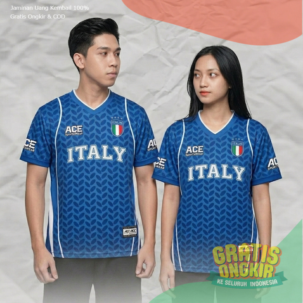 Jersey Italia Piala Dunia 2026 World Cup Italy Home Away Retro Fantasy Baju Bola Full Printing Grati
