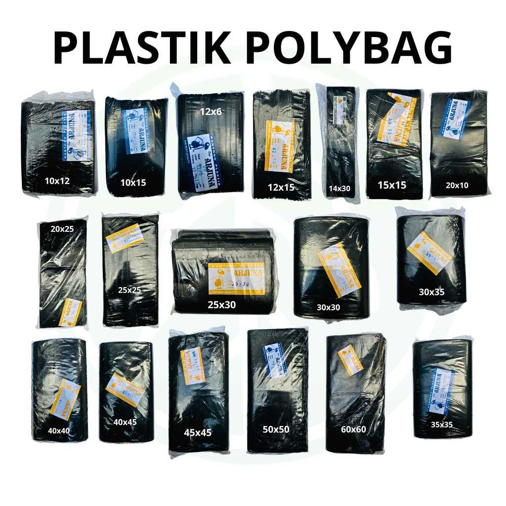 Plastik Kantong Plastik Polybag Berbagai Ukuran dari Cap Arjuna