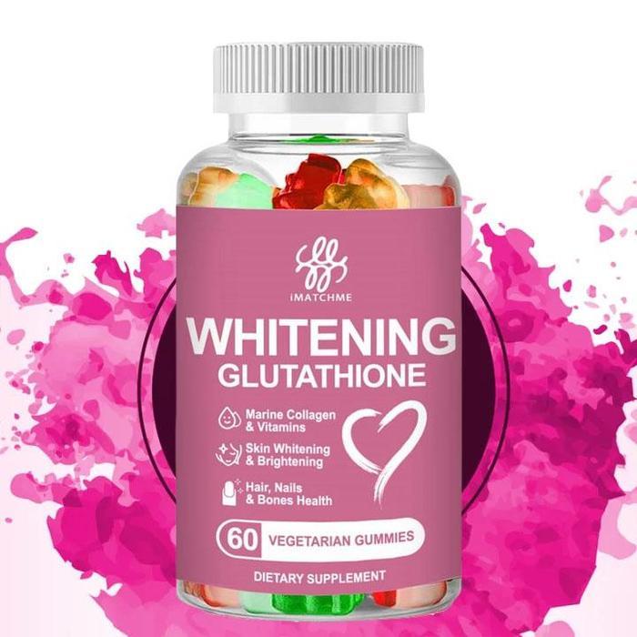 [SUPLEMEN] Glutathione Gummies L-Glutathione dengan Suplemen Kunyah Kolagen untuk Memutihkan Kulit
