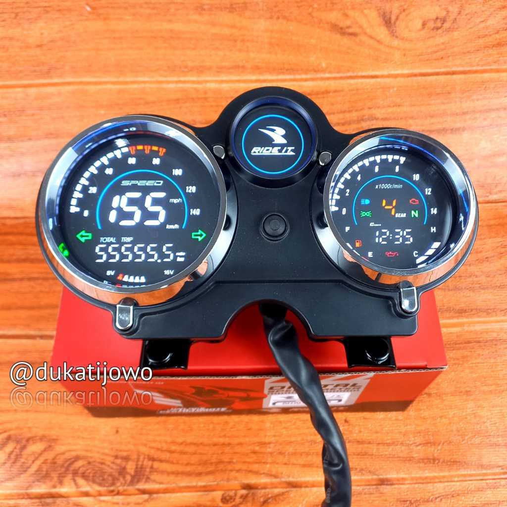 Speedometer RX King New Digital Spido Spidometer RX Z Full Indikator MOS Spedometer Digital