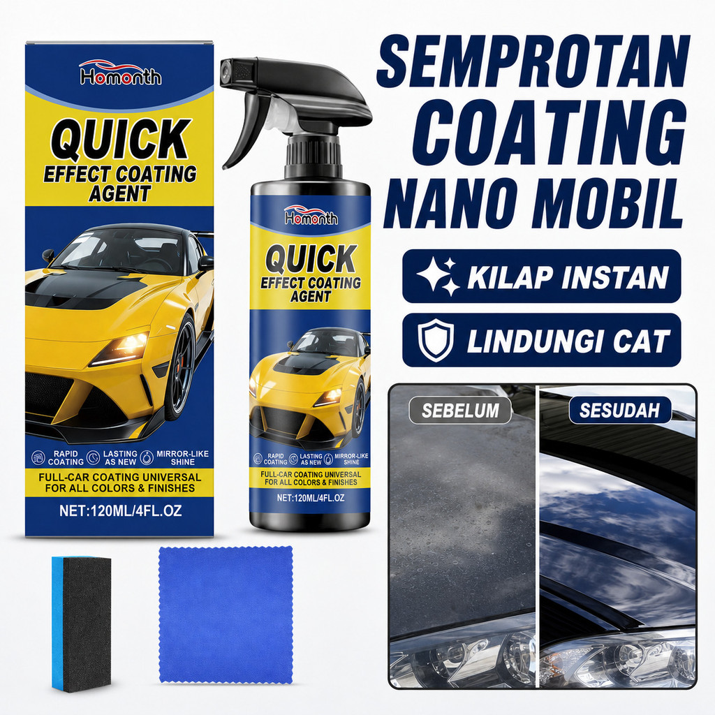 [Perawatan Cat Mobil] Semprotan Keramik Nano Pelapis Cat Mobil Semprot Perawatan Cat Semprotan/Coati
