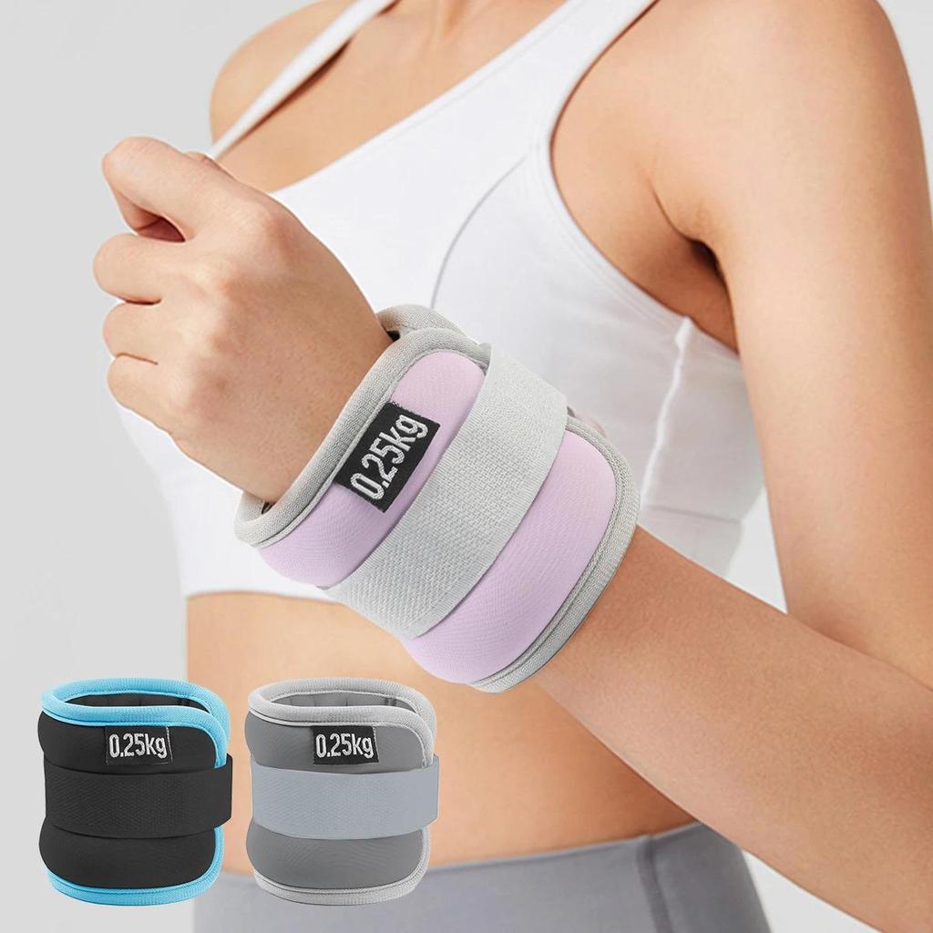 1PC Weighted Ankle Wrist Strap Ankle Weights Wrist Weights Iron Sand Filled Optimal Training Ideal F