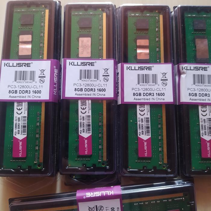 Memory RAM Kllisre 8GB DDR3 PC12800-1600MHz HeatSink For PC AMD