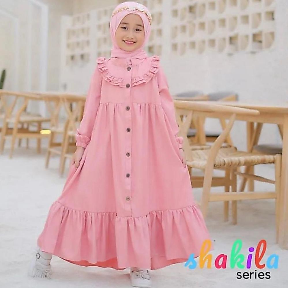 Promo Terbaru Gamis Shakila Anak // Gamis Shakila Muslim// Gamis Muslim Anak//Gamis Syar'I Anak//Gam