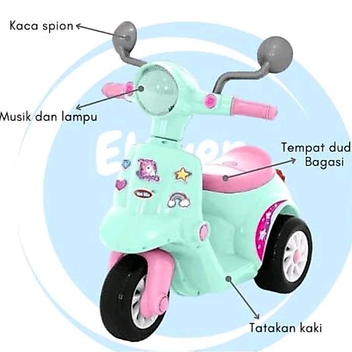 ( EVENT ) Vespa mainan anak mini bike (mb 691)