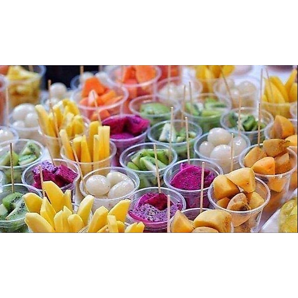 buah potong cup gelas
