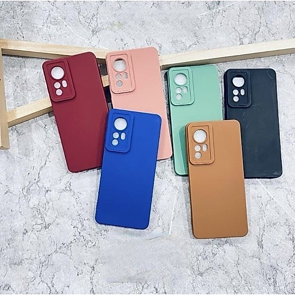 Soft Case 12 Pro Macaron Pro Camera Casing