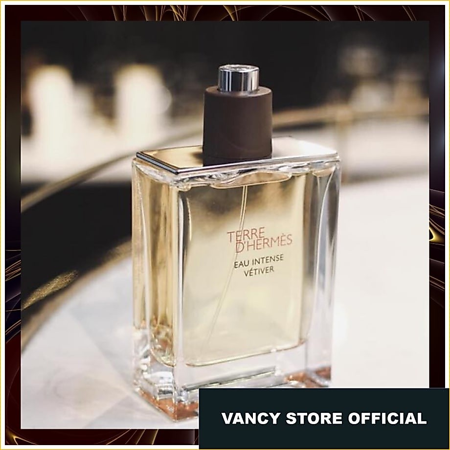 Parfum Original Hermes Terre D Hermes Eau Intense Vet1ver 100ml EDP for Men Ori Vancy