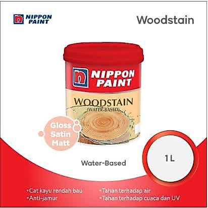 Nippon Paint Woodstain Waterbased Cat/Plitur Kayu